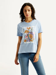 Women'S Floral Relaxed Fit T-Shirt
