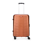 VIP Crusade Hard Trolley Bag 68 360° With Spinner Wheels Meta.Copper, Medium, Brown - Goyalsons ShopMax