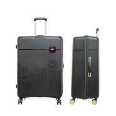 Skybags Cityscape 55Cms Polypropylene Hardsided Cabin Size 8 Wheels Anti Theft Zipper Black Speed_Wheel Suitcase - Goyalsons ShopMax
