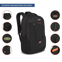 Skybags Chester Pro Laptop Backpack Black - Goyalsons ShopMax