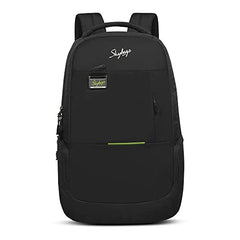 Skybags Unisex Black Micro Dobby & Tpe Facric Face Adjustable Strap 25L Backpacks - Goyalsons ShopMax