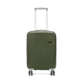 VIP Polypropylene (PP) Rigel Cabin 55 Cm (Small) 8 Spinner Wheels Trolley Bags for Travel, Hard Case Lightweight Bag with TSA Lock and Wet Pouch Suitcase for Travel (Green)