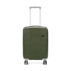 VIP Polypropylene (PP) Rigel Cabin 55 Cm (Small) 8 Spinner Wheels Trolley Bags for Travel, Hard Case Lightweight Bag with TSA Lock and Wet Pouch Suitcase for Travel (Green)