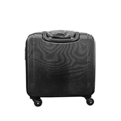 Aristocrat Dynamo Hard-Sided Overnighter Trolley Bag | Cabin Size | 4 Spinner Wheels |Compact Travel Luggage with Number Lock (Black (JBK))