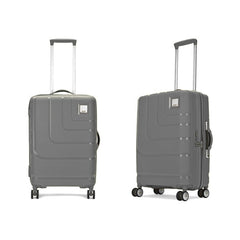 VIP Lexus Hardside Spinner Luggage with Flushed TSA Lock, PP Shell, Dual 8 Wheels, Anti-Theft Zipper, Free Luggage Cover (Caster Grey, Medium (66 cm))