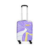 Skybags Paradise Cabin Trolley Bag 55cm | Small | Hard Luggage | Smooth 8-Wheel Suitcase | Combination Lock with Sturdy Anti-Theft Zipper | 5-Year International Warranty - Unisex (Violet) - Goyalsons ShopMax