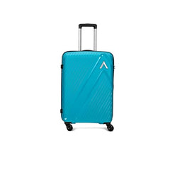 Aristocrat Vector Plus Polypropylene Hard-Sided Large Trolley Bag with 8 Wheels, Anti-Theft Zipper & TSA Lock (Teal Blue (TBL), Large (77 CM)) - Goyalsons ShopMax