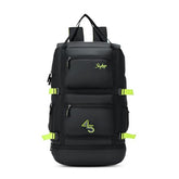 Skybags Ridge V2 45L Weekender Backpack | Premium Polyester | 17-Inch Laptop & Shoe Compartment | Front Access Pockets with Raincover | Travel, Casual & Outdoor Backpack for Men & Women (Black) - Goyalsons ShopMax