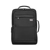 VIP Legacy 17 Inch Convertible Laptop Backpack 30L + 5L Expandable | Water-Resistant with USB Charging Port | Padded Laptop Sleeve, 3 Compartments | Office & Travel Backpack for Men & Women (Black) - Goyalsons ShopMax