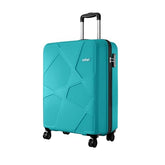 Safari Pentagon Pro 8 Wheels 55Cm Cabin Trolley Bag Hard Case Polypropylene, 360º Wheeling Carry On Luggage for Men & Women, Travel Suitcase, Cyan - Goyalsons ShopMax