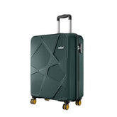 Safari Cabin Polypropylene Spinner Pentagon Pro 8 Wheels 55Cm Trolley Bag Hard Case, 360º Wheeling Carry-On Luggage for Men & Women, Travel Bag, Suitcase for Travel, Dusk Green - Goyalsons ShopMax
