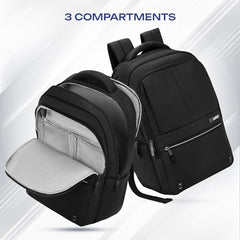 Safari Smart Plus 2 30L Formal Business Laptop Backpack Bag for Man & Women, Ideal for Office Use for men/School/College Boys and Girls, 2 Compartment, Antitheft pocket, Trolley Sleeve & Organizer