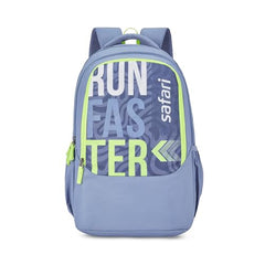 Safari Sigma 36L School bag for Boys and Girls, Office use/travel bag for man & women, Casual 3 Compartment Printed Large Men's Backpack Bags with Organizer, File holder, Color - Blue