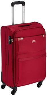 Safari Nuvaldo Polyester 76 cms Red Softsided Suitcase (Nuvaldo Plus-78-Red) - Goyalsons ShopMax