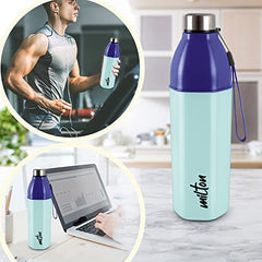 MILTON Essential Gift Set, Kool Hexone Insulated Bottle, 720 ml and Econa Inner Stainless Steel Insulated Lunch Box, 900 ml, Blue | Leak Proof | BPA Free | Easy to Carry | PU Insulated | Food Grade
