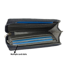Baggit Men Blue Wallet Small Size | Men Stylish Purse Bag | Credit Card Money Holder