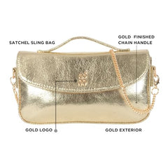 Baggit Women's Mont XXXS Sling Bag | Ladies Stylish Casual Purse Bag | Faux Leather | 6-Month Warranty | Cruelty-Free Material | Made in India