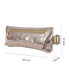 Baggit Women's Beetles XXXS Waist Pouch | Ladies Stylish Casual Purse Bag | Faux Leather | 6-Month Warranty | Cruelty-Free Material | Made in India