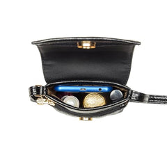 Tipsey Black Extra Small Tote Bag
