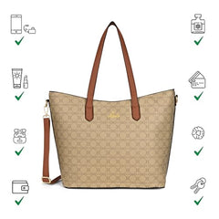 Lavie Women's Monoprint Hailon Tote Bag | Ladies Purse Handbag