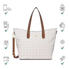Lavie Women's Monoprint Hailon Tote Bag | Ladies Purse Handbag