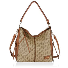 Lavie Luxe women's large mono clair hobo bag with casual design, featuring a spacious purse and shoulder strap for everyday use.
