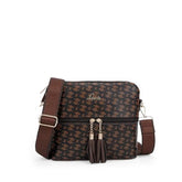 Lavie Women's Mono LL Tilly Monogram Print Cross Body Dome Sling Bag | Ladies Purse Handbag | Gift for Women