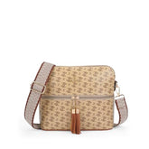 Lavie Women's Mono LL Tilly Monogram Print Cross Body Dome Sling Bag | Ladies Purse Handbag | Gift for Women