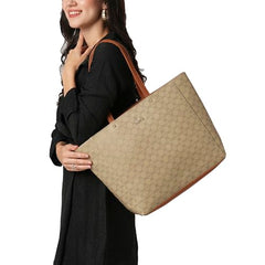 Lavie Women's Mono Amanda Monogram LL Print Tote Handbag | Tote Bag for Work | Ladies Purse | Stylish Shoulder Bag | Gift for Women