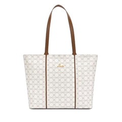 Lavie Women's Mono Neghan Monogram Print Tote Bag for Women | Tote Bag for Work | Ladies purse | Stylish Shoulder Bag | Gift for Women