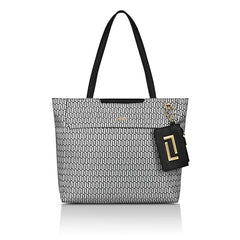 Lavie Luxe Women's Monogram Zumi Large 15 Inch Laptop Tote Handbag | Tote Bag for Work | Ladies Purse | Stylish Shoulder Bag | Gift for Women