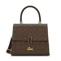 Lavie Women's Monoprint Gypsy Flap Satchel Bag | Satchel Handbag for Work | Ladies Purse | Stylish Shoulder Bag | Gift for Women - Goyalsons ShopMax