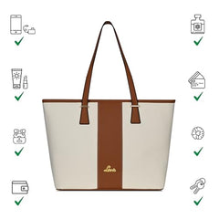 Lavie Avery Colourblock Tote |Tote Bag | Ladies purse | Stylish Shoulder Bag | Gift for Women - Goyalsons ShopMax