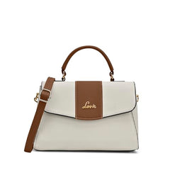 Lavie Women's Nicky Colourblock Flap Satchel Handbag for Women | Satchel Bag for Work | Ladies purse | Stylish Shoulder Bag | Gift For Women
