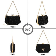 Lavie Signature Women's Akron Handle Framed Clutch | Ladies Purse | Gift For Women - Goyalsons ShopMax