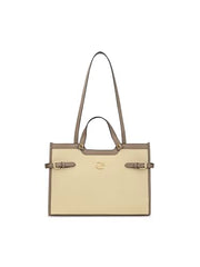 Lavie Signature Canva Dual Carry Tote Bag | Tote Bag for Work | Ladies purse | Stylish Shoulder Bag | Gift for Women - Goyalsons ShopMax