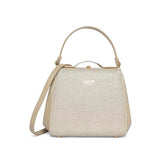 Lavie Luxe Women's Glam Fluff Frame Satchel Bag | Satchel Handbag for Work | Ladies Purse | Stylish Shoulder Bag | Gift for Women