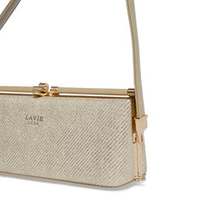 Lavie Luxe Women's Glam Dazzle Horizontal Satchel Bag | Satchel Handbag for Work | Ladies Purse | Stylish Shoulder Bag | Gift for Women