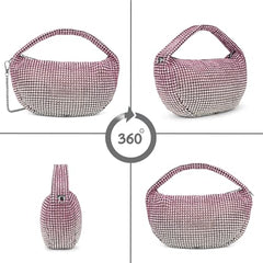 Lavie Luxe women's Gem Hobo Bag | Hobo Handbag for Work | Ladies Purse | Stylish Shoulder Bag | Gift For Women - Goyalsons ShopMax