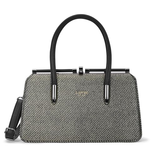 Lavie Luxe Women's Glam Book Dual Handle Satchel Handbag | Satchel Bag for Work | Ladies Purse | Stylish Shoulder Bag | Gift For Women - Goyalsons ShopMax