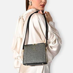 Lavie Luxe Women's Glam Glare Small Frame Satchel Handbag | Satchel Bag for Work | Ladies Purse | Stylish Shoulder Bag | Gift For Women - Goyalsons ShopMax