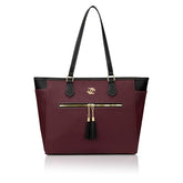 Lavie Signature Women's Knoxville Colourblock Tote Laptop Bag | Tote Laptop Bag for Work | Ladies Purse | Stylish Shoulder Bag | Gift for Women