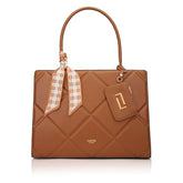 Lavie Luxe Women's Quare26 Extra Large Laptop Satchel Bag | Upto 14 Inch | Satchel Handbag for Work | Ladies Purse | Stylish Shoulder Bag | Gift for Women - Goyalsons ShopMax