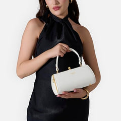 Lavie Luxe Women's Marie Frame Satchel Bag | Satchel Handbag for Work | Ladies Purse | Stylish Shoulder Bag | Gift for Women