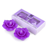 Iris Homefragrances Aromatic Floating Candle- Pack of 2- Lavneder- 40g Each(Set of 2) (Lavender)