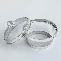 homez store Multi Purpose Basket with Cover 8, Steel Grey (KS913)