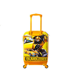 STRIDERS Transformers Bumblebee Hard Luggage | 18-Inch | Durable & Stylish Travel Suitcase | Smooth Wheels | Perfect for School Trips & Vacations - Goyalsons ShopMax