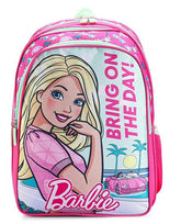 STRIDERS Barbie School Bag for Kids | Stylish Lightweight Backpack | Padded Comfortable Straps & Spacious Compartments | Ideal for School & Travel | 36cm - Goyalsons ShopMax