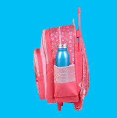 STRIDERS Barbie Kids Trolley School Bag | 16-Inch | Lightweight Backpack with Wheels | Spacious Compartments | Padded Straps | Perfect for Ages 68 - Goyalsons ShopMax