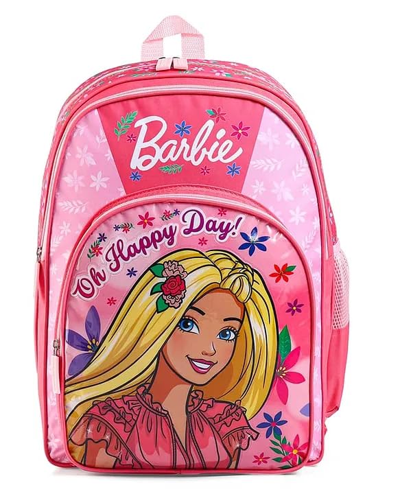 STRIDERS Barbie Fashionable School Backpack for Kids Durable, Stylish, Lightweight Bag with Padded Comfortable Straps Perfect for Ages 8+ Years School & Play 18 inches - Goyalsons ShopMax